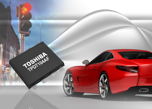 Toshiba's automotive high-side N-channel power MOSFET gate driver can block reverse current flow